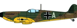 OXFORD 81AC086S Supermarine Spitfire MK.I, Luftwaffe Beuteflugzeug Miniaturmodell 1:72