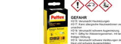 Pattex PK6ST KRAFT-MIX Extrem Schnell 2 Komponenten-Kleber in Tuben | Inhalt 2 x 12 g