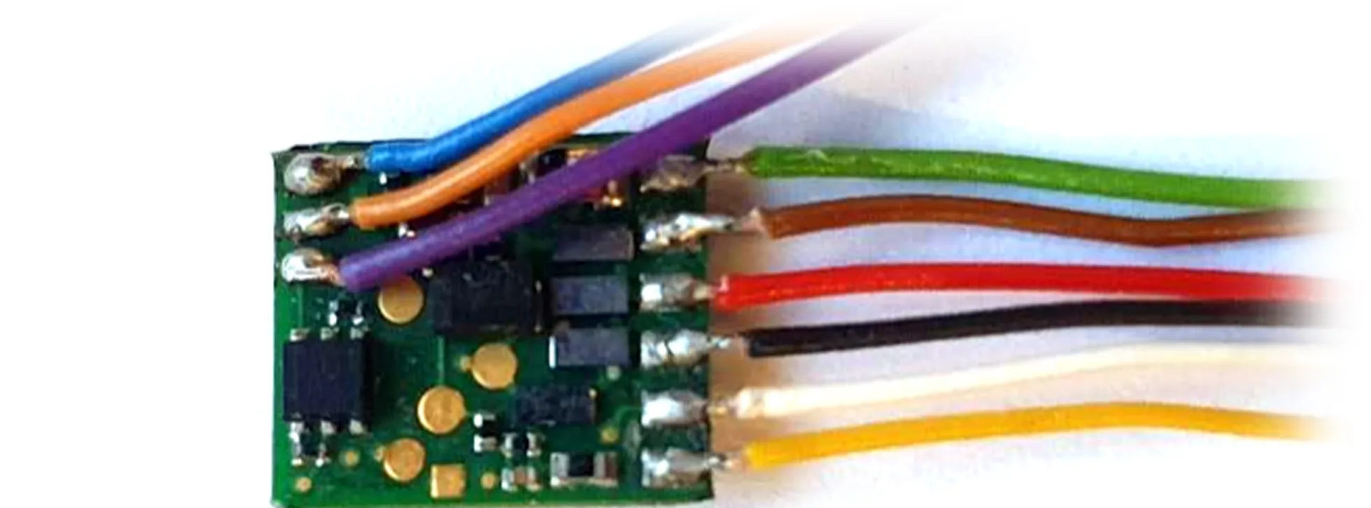 PIKO 46212 Funktionsdecoder Mini V2 mit Litzen | DCC/MM | Spur N / TT