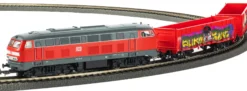 PIKO 57032 Start-Set kids BR 218 + Güterzug DB AG | Bettungsgleis | DC analog | Spur H0