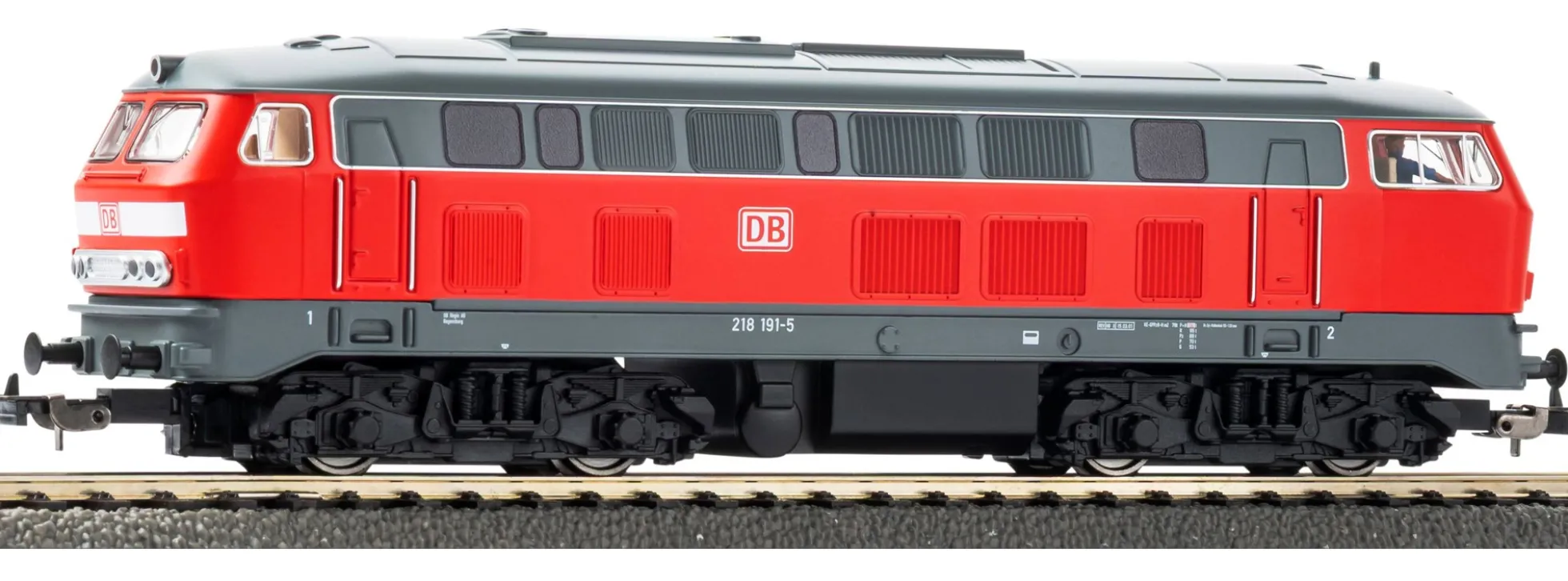 PIKO 57032 Start-Set kids BR 218 + Güterzug DB AG | Bettungsgleis | DC analog | Spur H0