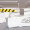 Plus-Model 6797383 Strasßnabsperrungen Resin 8-tlg. | Bausatz 1:35