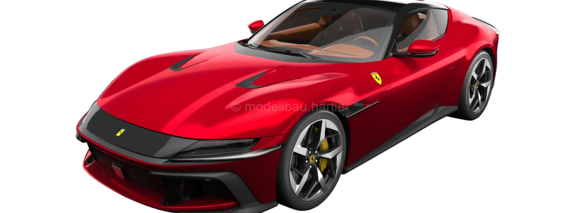 POCHER HK126 Ferrari 12Cilindri - Rosso Imola | Premium Auto Bausatz 1:8