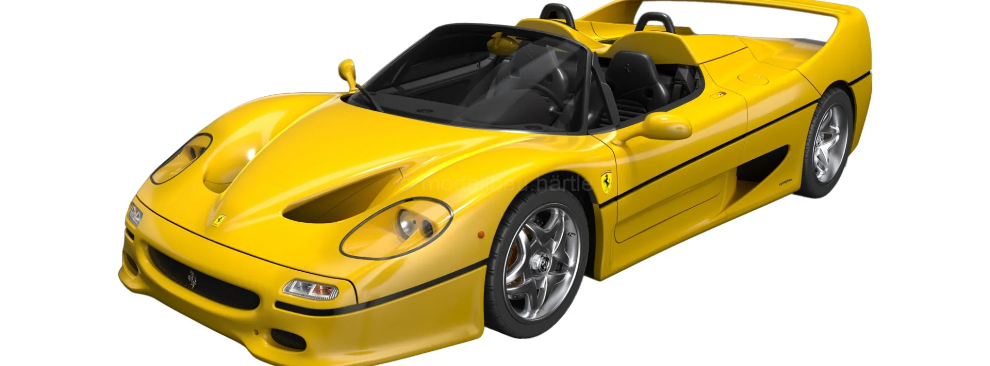 POCHER HK63 Ferrari F50 - Giallo Modena | Premium Auto Bausatz 1:8