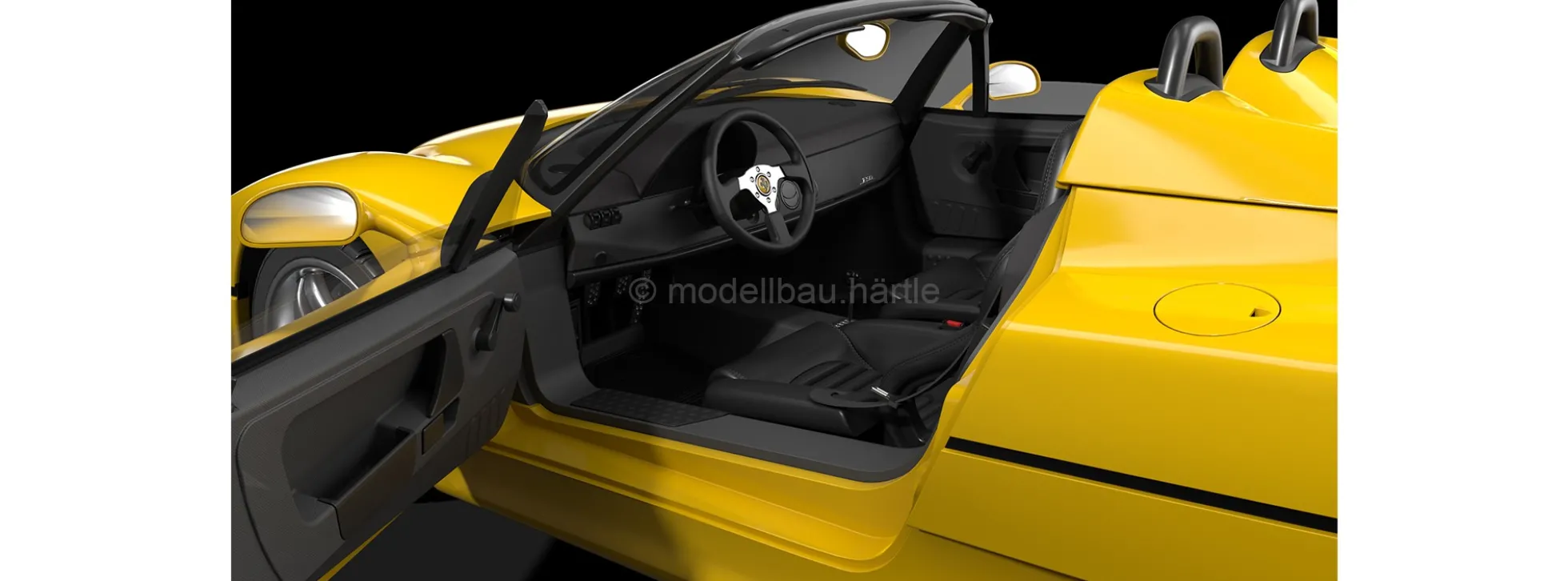 POCHER HK63 Ferrari F50 - Giallo Modena | Premium Auto Bausatz 1:8