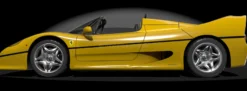 POCHER HK63 Ferrari F50 - Giallo Modena | Premium Auto Bausatz 1:8