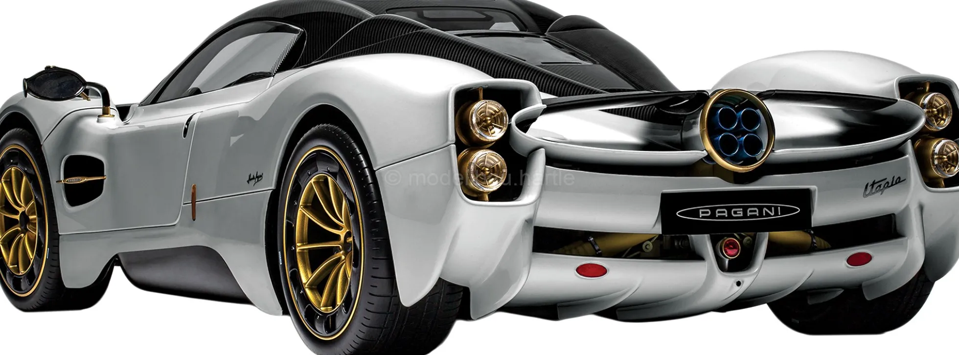 POCHER HK123 Pagani Utopia Coupe - Bianco Perla | Premium Auto Bausatz 1:8