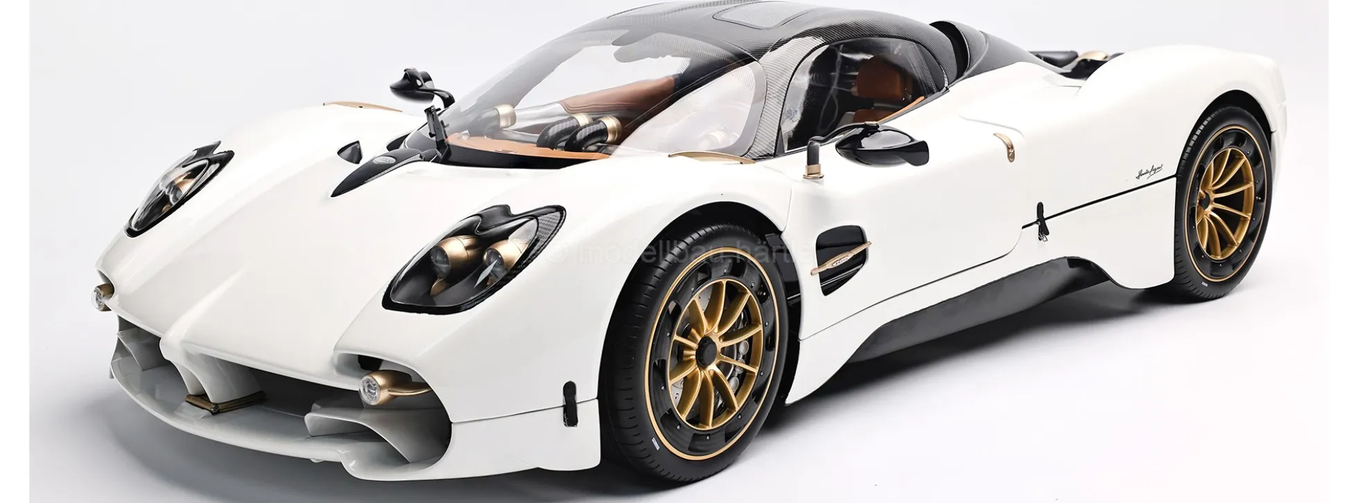 POCHER HK123 Pagani Utopia Coupe - Bianco Perla | Premium Auto Bausatz 1:8