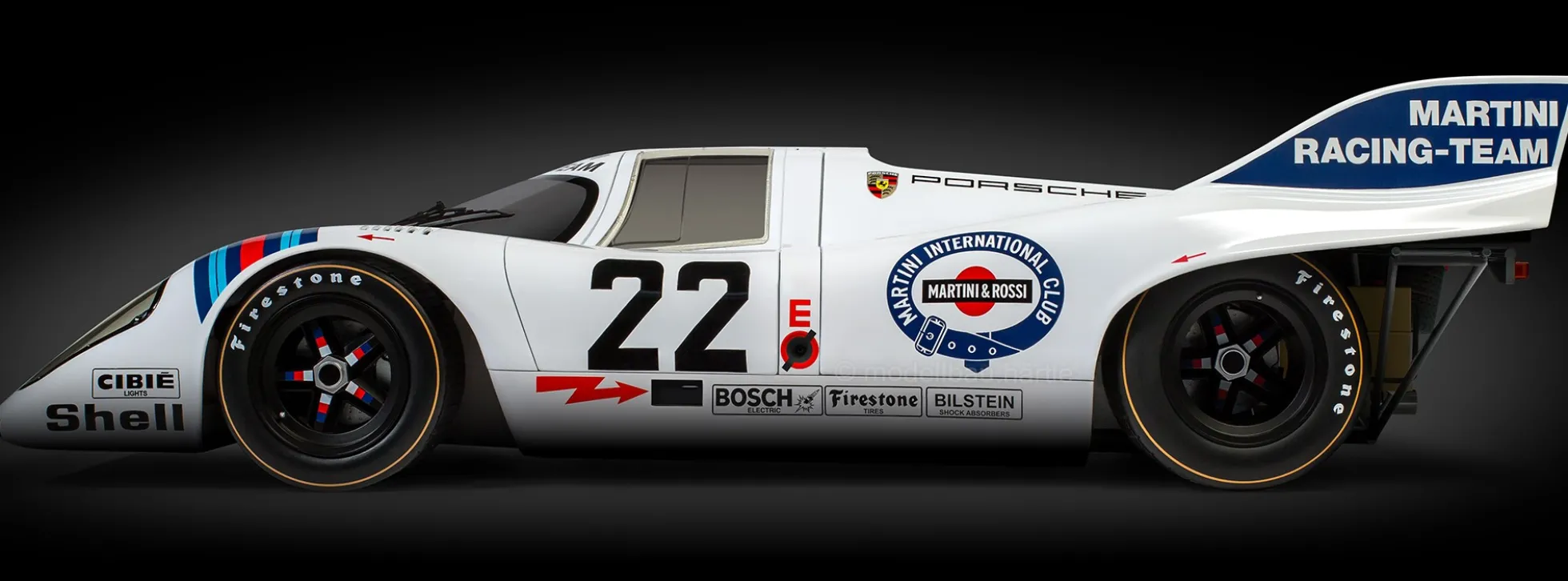 POCHER HK122 Porsche 917KH MARTINI Edition - Premium Auto Bausatz 1:8
