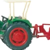 Preiser 17930 Ackerschlepper DEUTZ D 6206 + Kreiselmäher | Bausatz Spur H0