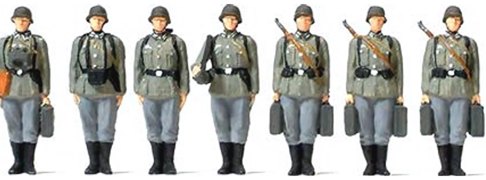 Preiser 72536 Granatwerfertrupp, angetreten Miliaria-Figuren 1:72