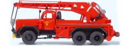 Preiser 31269 Kranwagen KW16 Magirus Feuerwehr | Bausatz 1:87