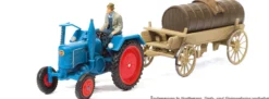 Preiser 17939 Lanz D 2416 mit Güllefass | Landwirtschaftsmodell 1:87