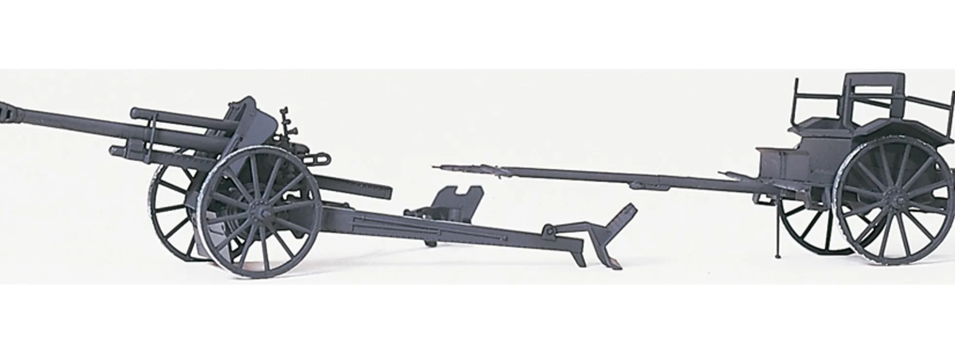 Preiser 16527 Leichte Feldhaubitze leFH 18 DR | Bausatz Spur H0