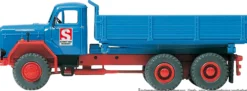 Preiser 31311 Magirus 200 D 26 AK 6x6 Dreiseitenkipper Schmitt | LKW-Modell Bausatz 1:87