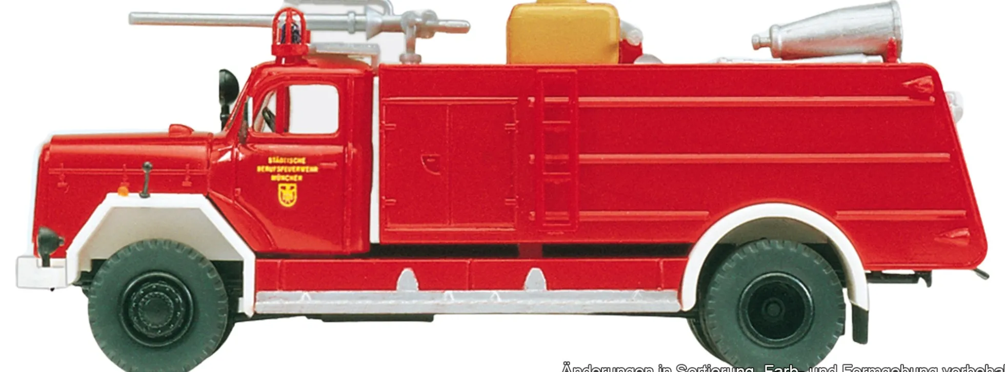 Preiser 31202 Magirus 200 D 16 A ZB 6/24 Bayern | Blaulichtmodell Bausatz 1:87