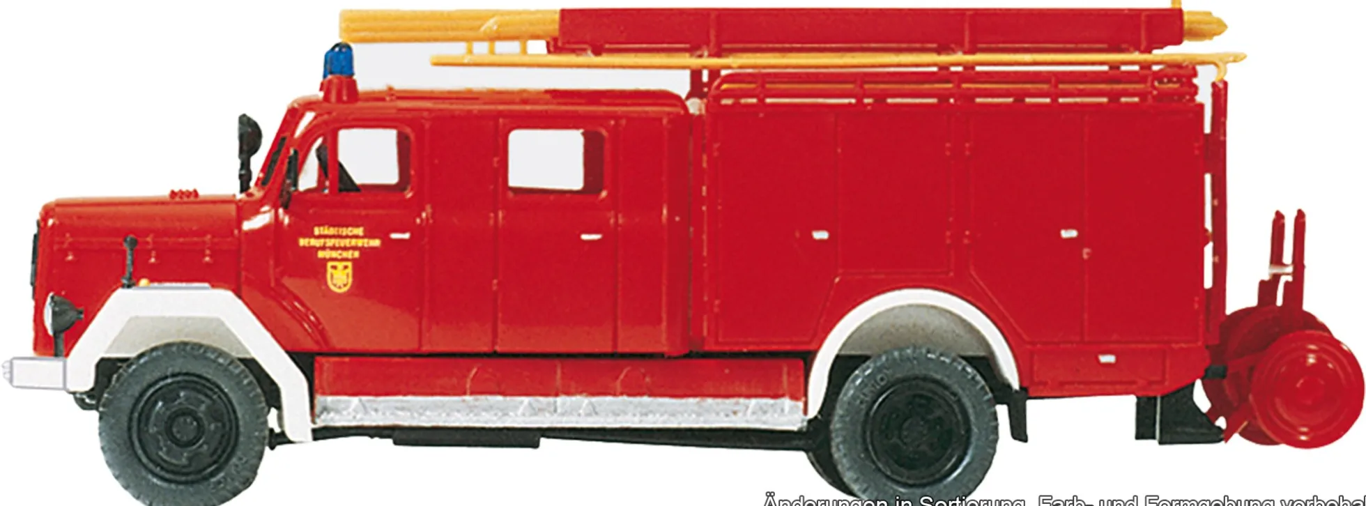 Preiser 31263 Magirus F Mercur 150 A LF 16 | Blaulichtmodell Bausatz 1:87