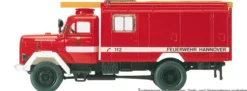 Preiser 31272 Magirus F Mercur 125 A LF 16 TS | Blaulichtmodell Bausatz 1:87