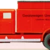 Preiser 35016 Magirus Gerätewagen Umweltschutz | Blaulichtmodell 1:87