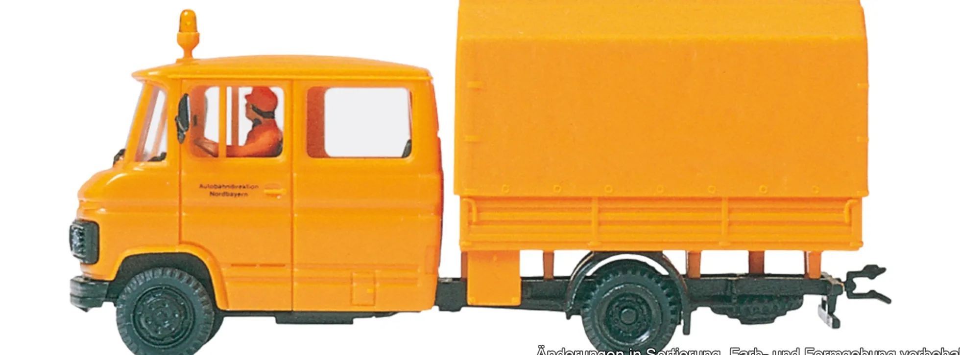 Preiser 37018 Mercedes-Benz 508 Doppelkabine Straßenmeisterei | LKW-Modell 1:87