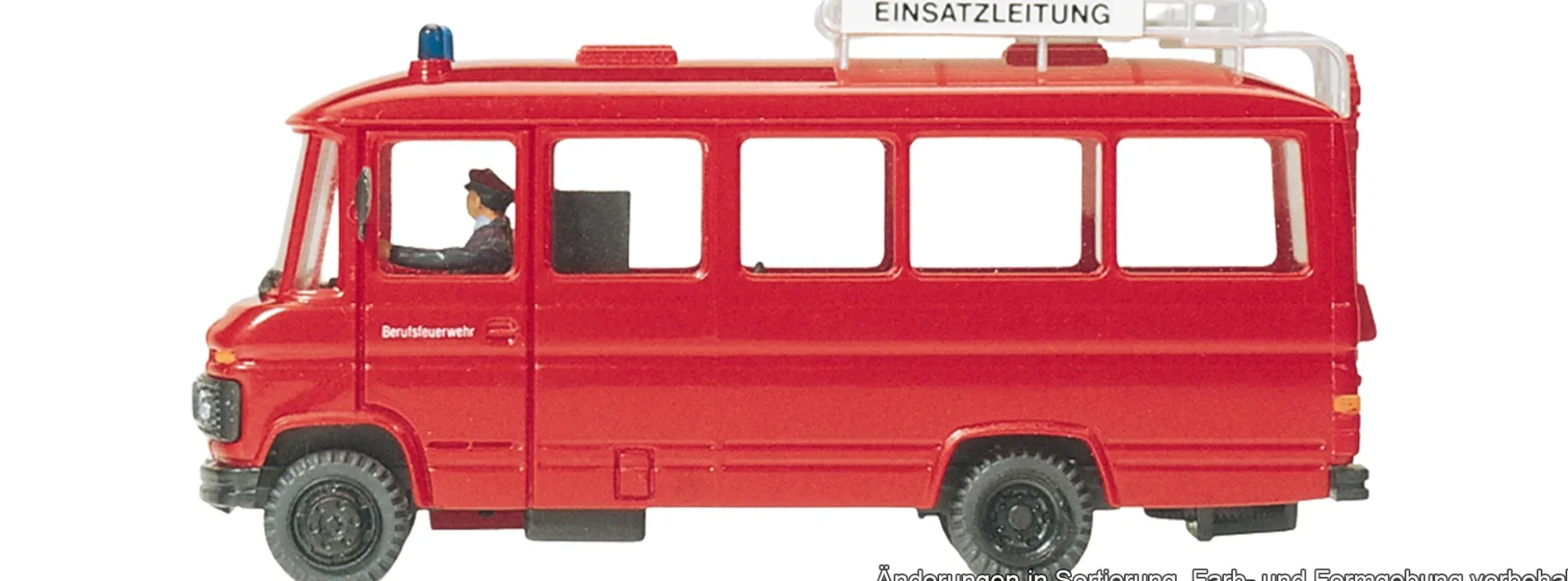 Preiser 35011 Mercedes-Benz 0 309 Einsatzleitwagen | Blaulichtmodell 1:87