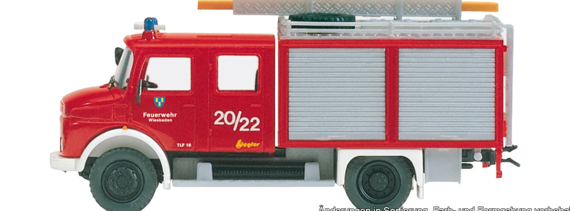 Preiser 31248 Mercedes-Benz LAF 1113 B/36 TLF 16 | Blaulichtmodell Bausatz 1:87