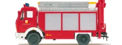 Preiser 31182 Mercedes-Benz 1017 Rüstwagen RW-Kran | Blaulichtmodell Bausatz 1:87