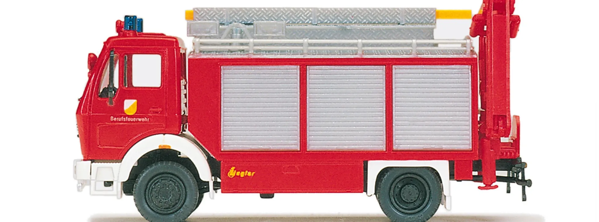 Preiser 31182 Mercedes-Benz 1017 Rüstwagen RW-Kran | Blaulichtmodell Bausatz 1:87