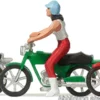 Preiser 10126 Mokickfahrer | 3 Stück | Figuren Spur H0