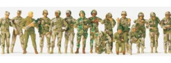Preiser 16548 Panzerbesatzungen US Army | 20 unbemalte Figuren | Spur H0