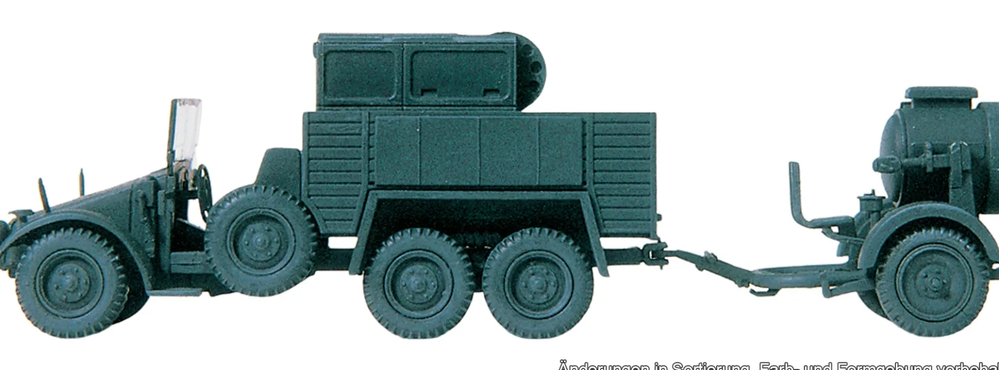 Preiser 16584 Scheinwerferkraftwagen KFZ 83. Krupp | Militärmodell Bausatz 1:87