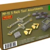 PROSES PPP-11 5-teiliges Modelleisenbahn-Werkzeugset | Spur N