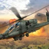 Revell 64985 AH-64A Apache Model Set | Hubschrauber Bausatz 1:100