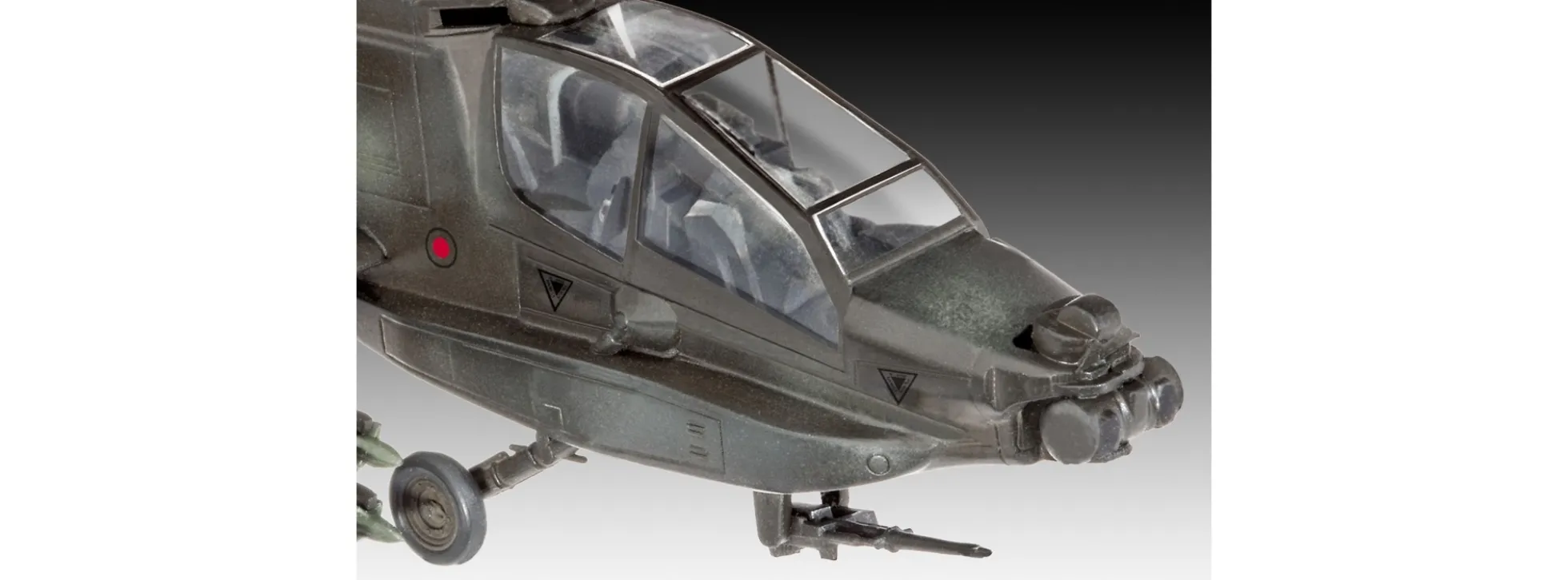 Revell 64985 AH-64A Apache Model Set | Hubschrauber Bausatz 1:100