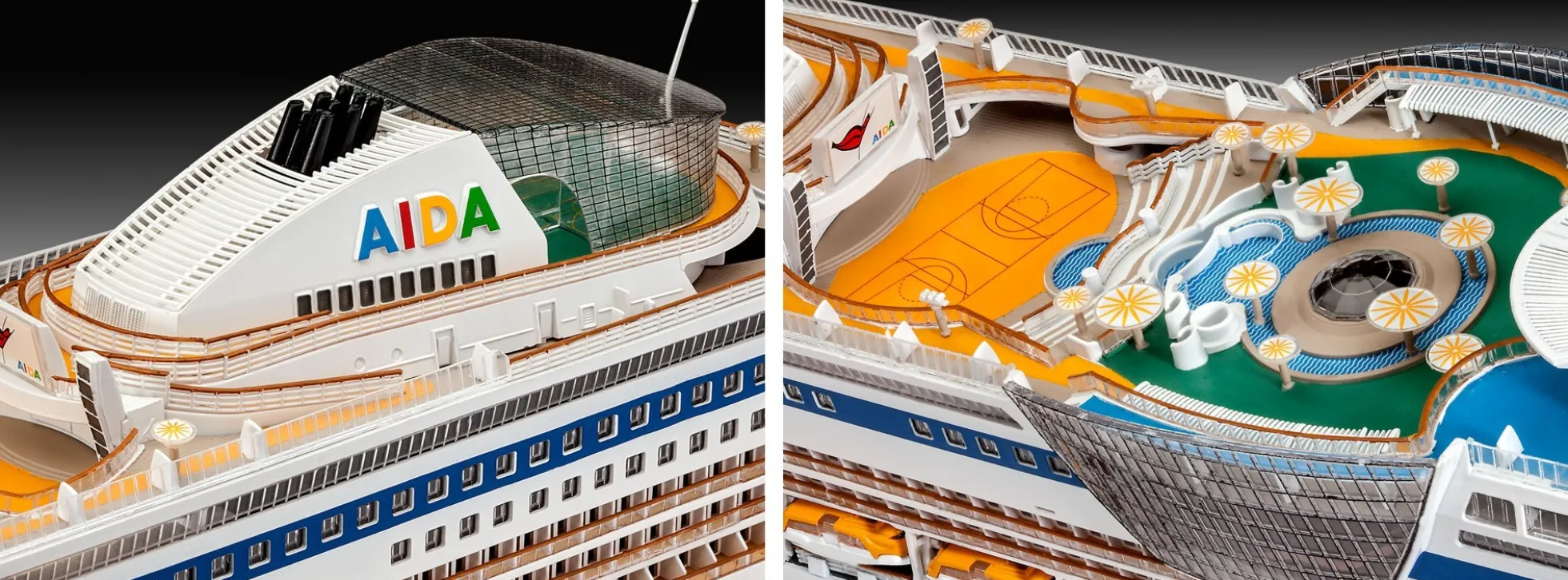 Revell 05230 AIDA Kreuzfahrtschiff | Bausatz | 64 cm Länge | 1:400