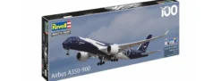 Revell 05612 Airbus A350-900 - 100 Jahre Lufthansa | Geschenkset | Flugzeug Bausatz 1:144
