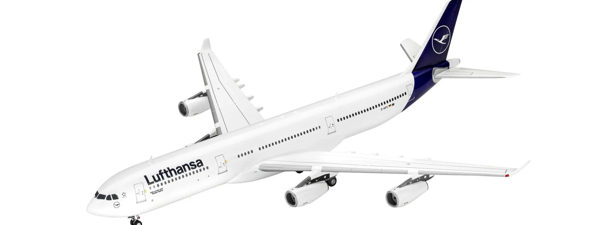 Revell 03803 Airbus A340-300 Lufthansa New Livery | Flugzeug Bausatz 1:144