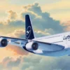 Revell 03872 Airbus A380 Lufthansa New Livery | Flugzeug Bausatz 1:144