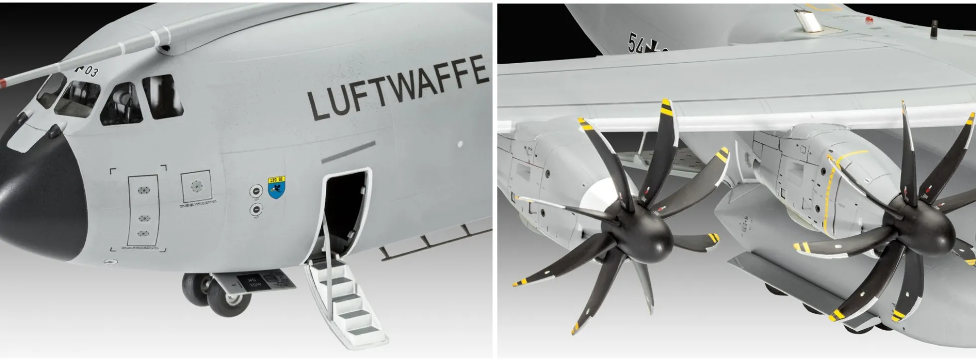 Revell 03929 Airbus A400M ATLAS Luftwaffe | Flugzeug Bausatz 1:72