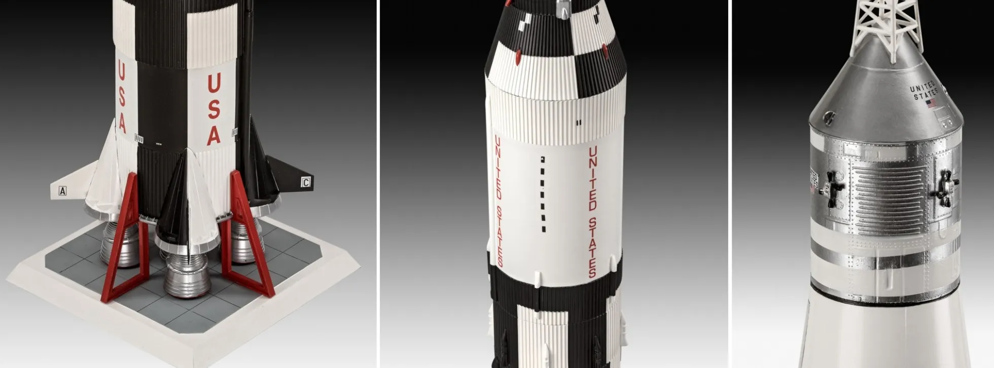 Revell 03704 Apollo 11 Saturn V Rocket | Raumfahrt Bausatz 1:96