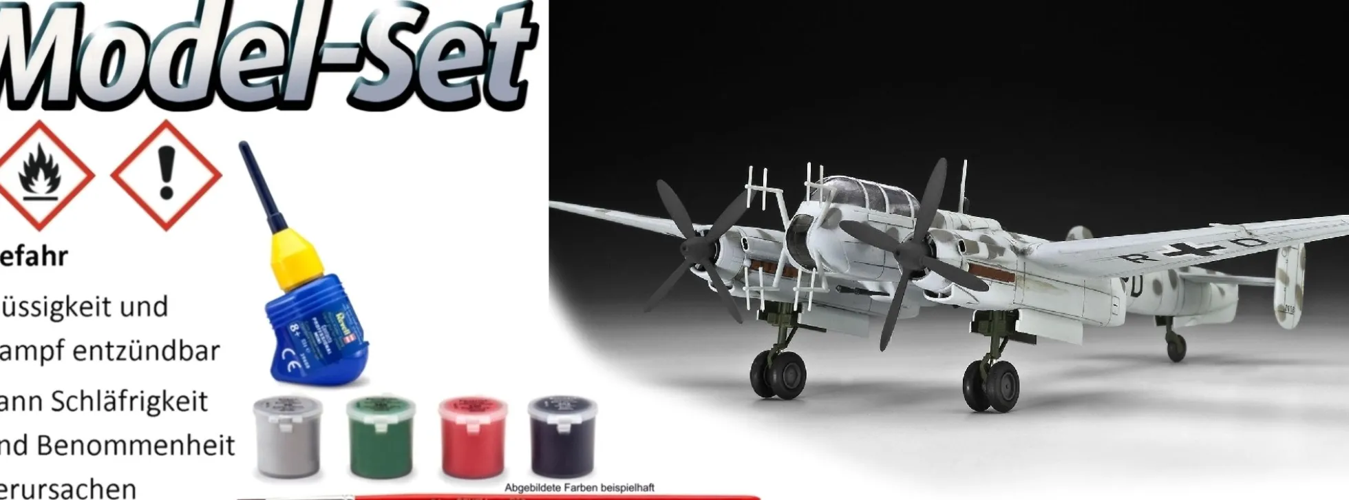 Revell 63798 Arado AR-240 Model Set | Flugzeug Bausatz 1:72