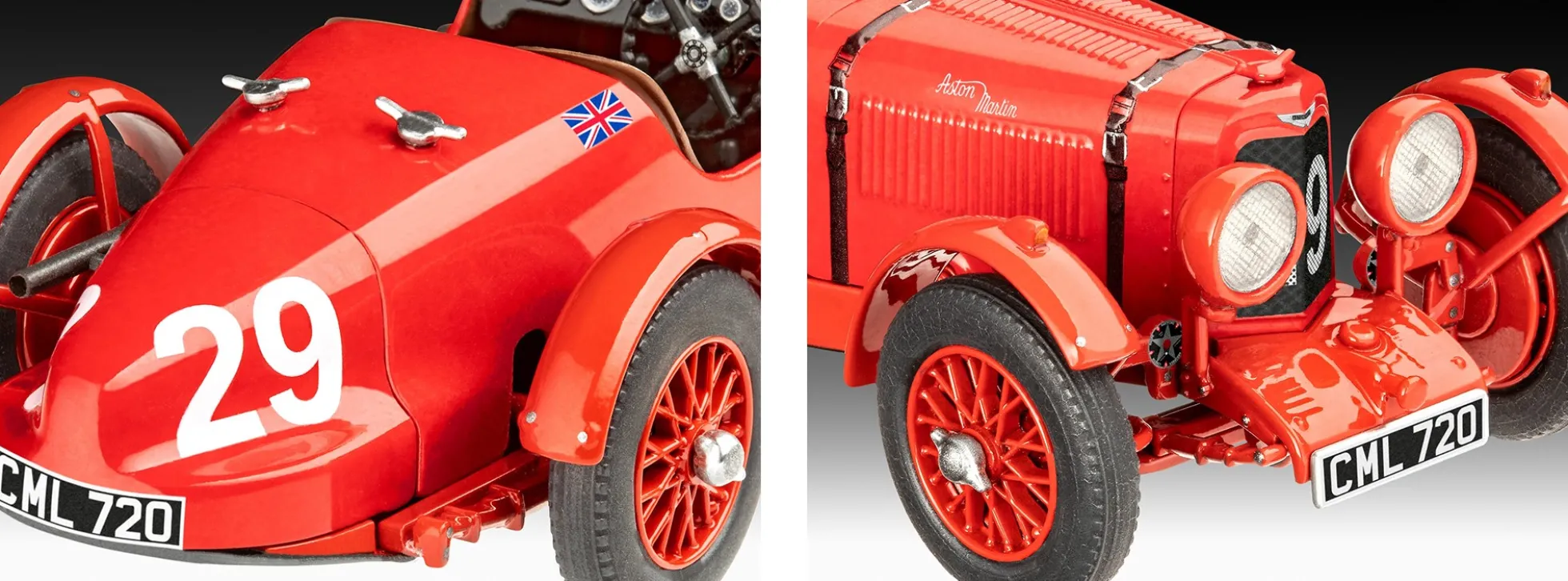 Revell 77751 Aston Martin Ulster | Classics | Starter-Kit | Auto Bausatz 1:32