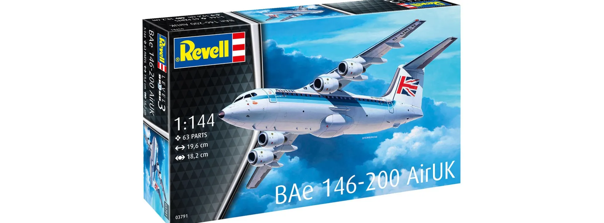 Revell 03791 BAe 146 RJ85 | Flugzeug Bausatz 1:144
