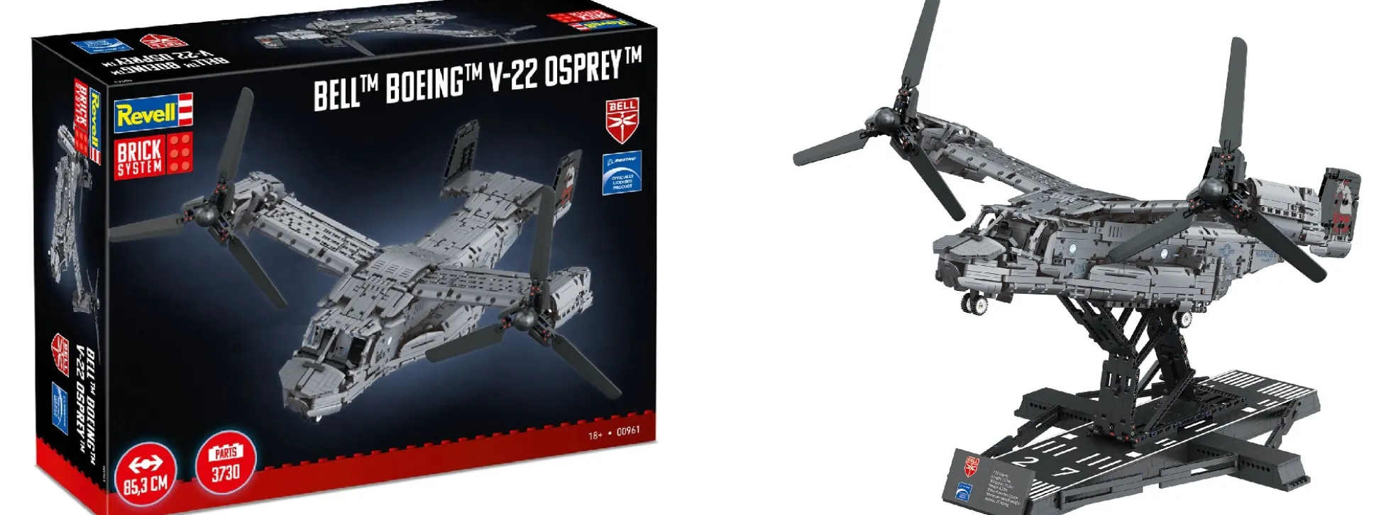 Revell 00961 Bell Boeing V-22 Osprey - Brick System | Flugzeug Baukasten 1:25