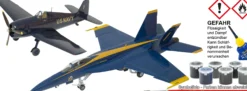 Revell 05613 Blue Angels 80 Jahre | Geschenkset | Flugzeug Bausatz 1:72