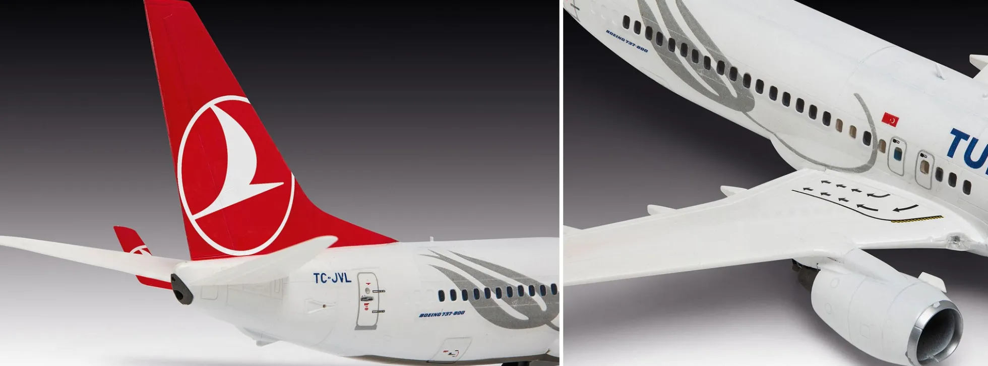 Revell 03772 Boeing 737-800 Turkish Airlines | Flugzeug Bausatz 1:144