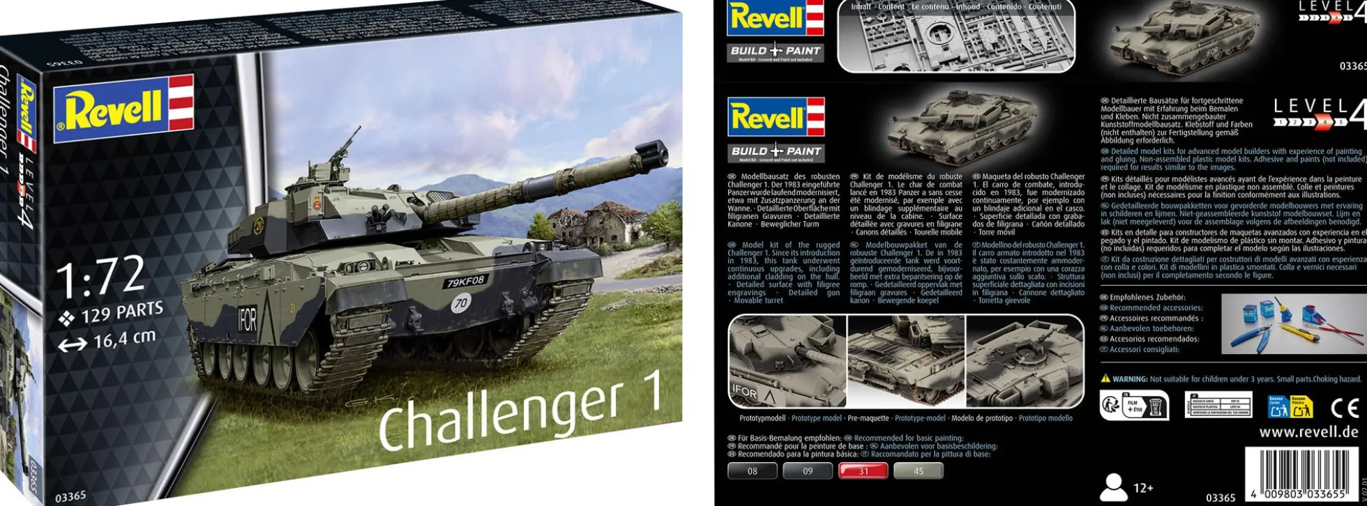 Revell 03365 Challenger 1 | Panzer Bausatz 1:72