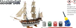 Revell 65458 Darwins Historic Discovery Barque HMS Beagle Model Set | Schiff Bausatz 1:96