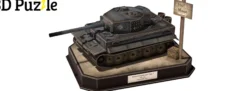 Revell 00252 Deutscher Panzer Tiger I | 3D-Puzzle 1:35 | 200 Teile | ab 10 Jahren