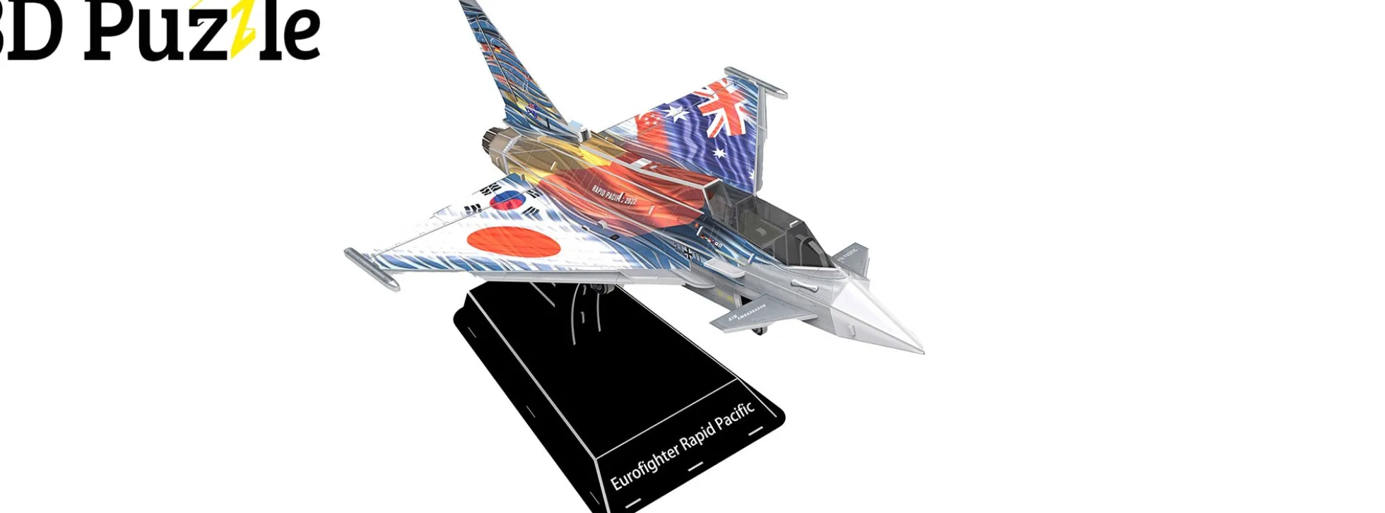 Revell 00253 Eurofighter Typhoon | 3D-Puzzle 1:32 | 75 Teile | ab 10 Jahren